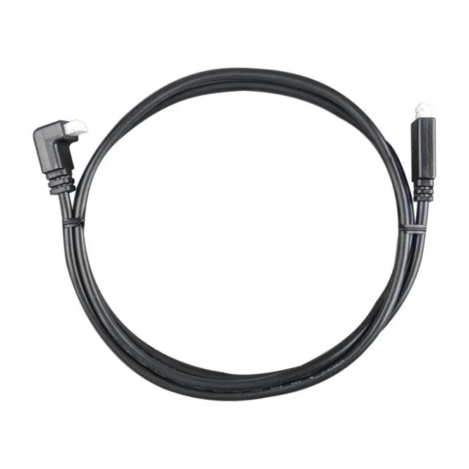 Hovedbilde Victron  VE Direct kabel 0,3mtr m/ vinkel (90` kontakt i en ...