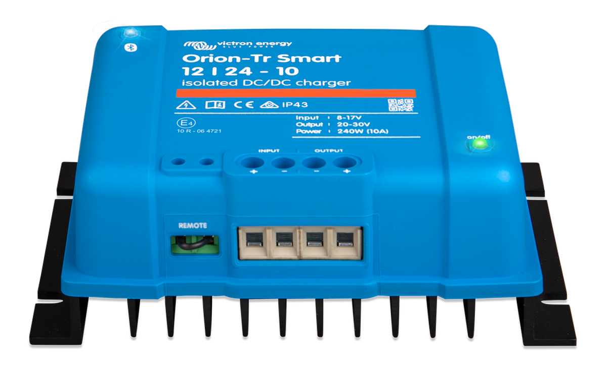 Victron 12V til 24V Smart batterilader 10A med bltann