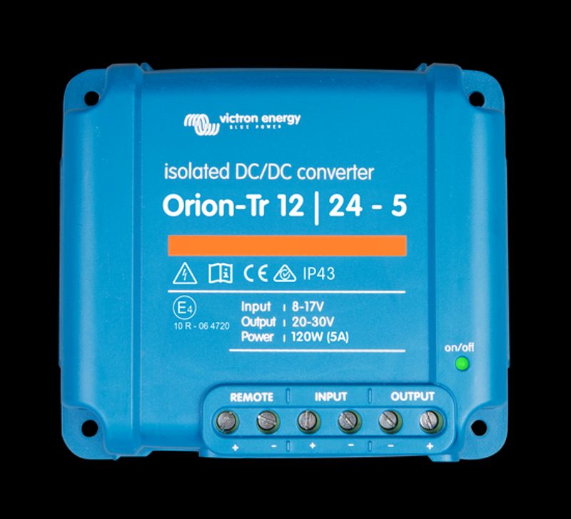 Victron Orion TR Omformer DC-DC 12>24V 5A (Galvanisk isolert)