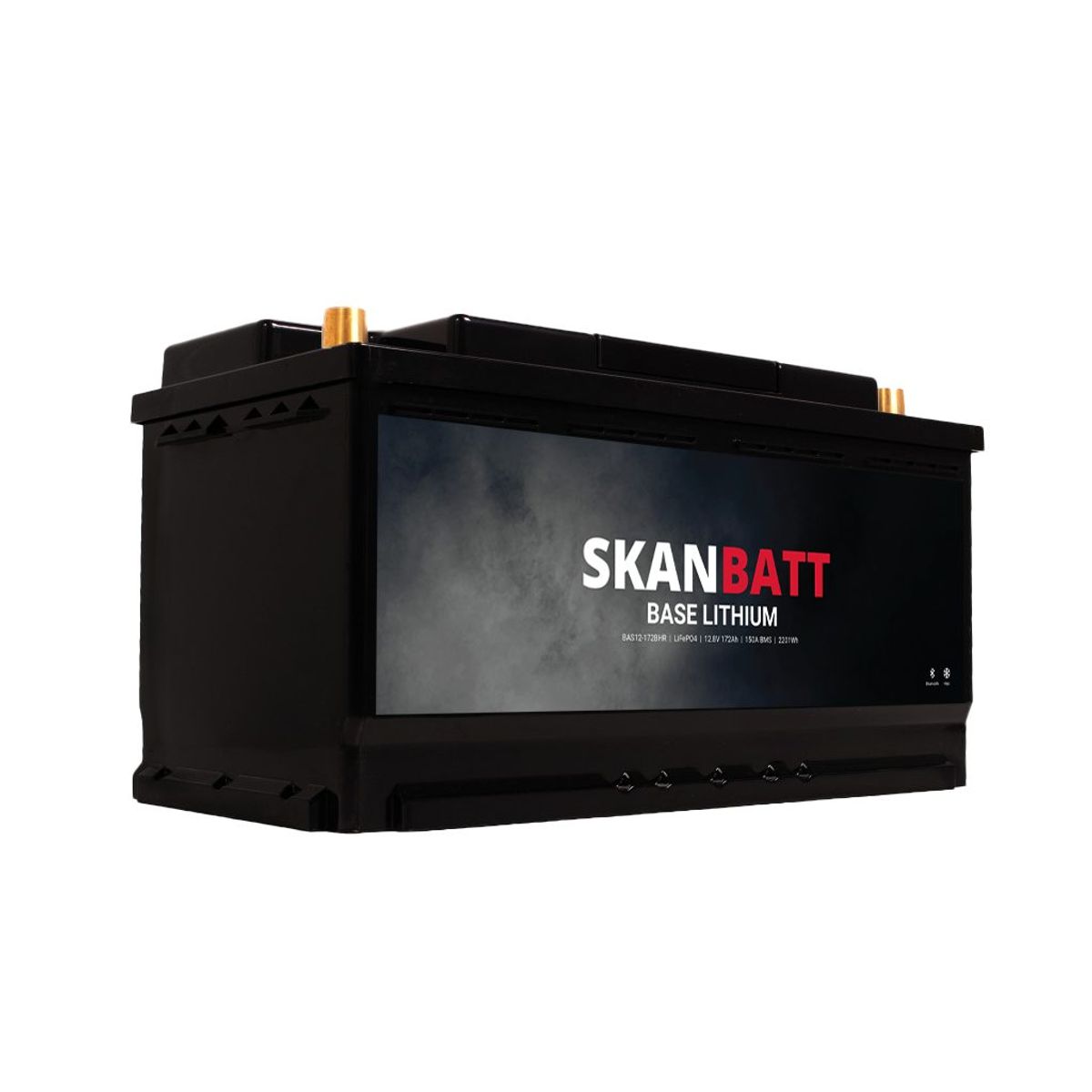 Skanbatt Base Lithium - 12V 172Ah Bluetooth Heat Bobil